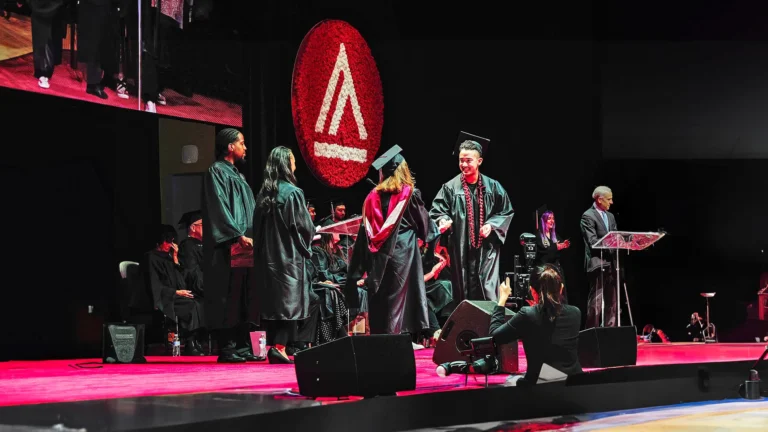 Student Graduation Commencement Ceremony Academy of Arts University San Francisco California Art College