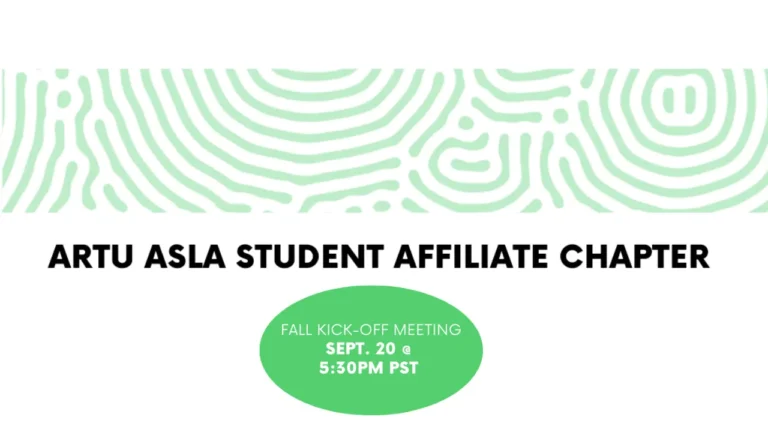 Abstract green pattern, text displays 