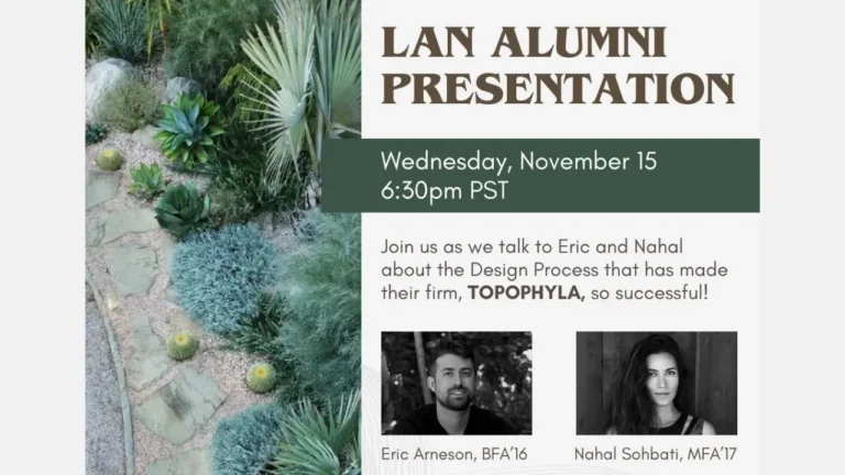 Event poster announces 