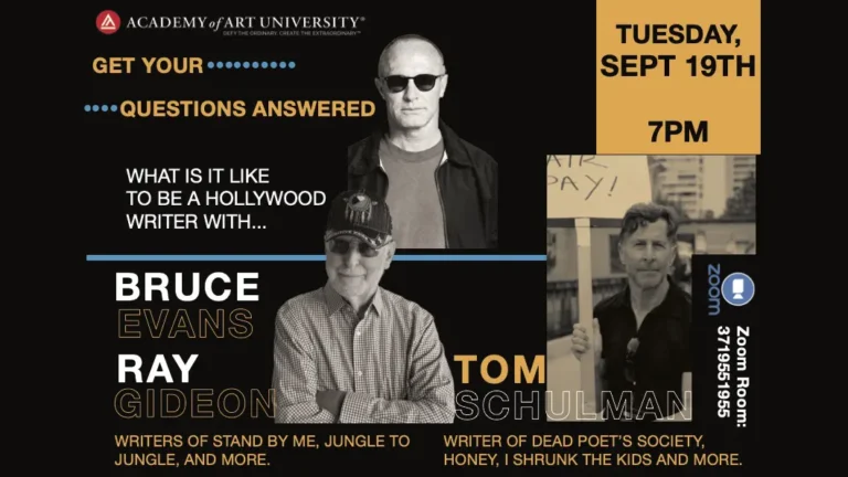 The poster features three men with the title 