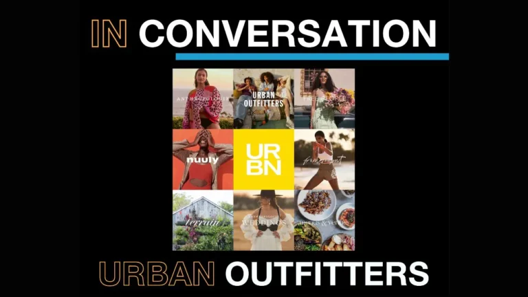 Collage of lifestyle brand images features people modeling various fashion styles. Text reads: 