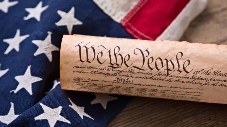 A rolled parchment with 